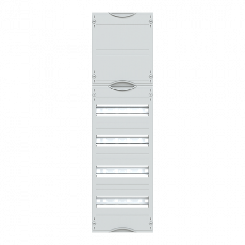 ABB STRIEBEL & JOHN 1V2KA Reiheneinbaugeräte-Modul, Reihenabstand 125mm, 6RE/BH2, 1FB Modul montiert auf EDF-Profil
