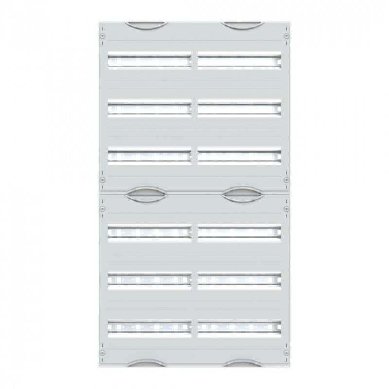 ABB STRIEBEL & JOHN 2V23A Reiheneinbaugeräte-Modul, Reihenabstand 125mm, 6RE/BH2, 2FB Modul montiert auf EDF-Profil