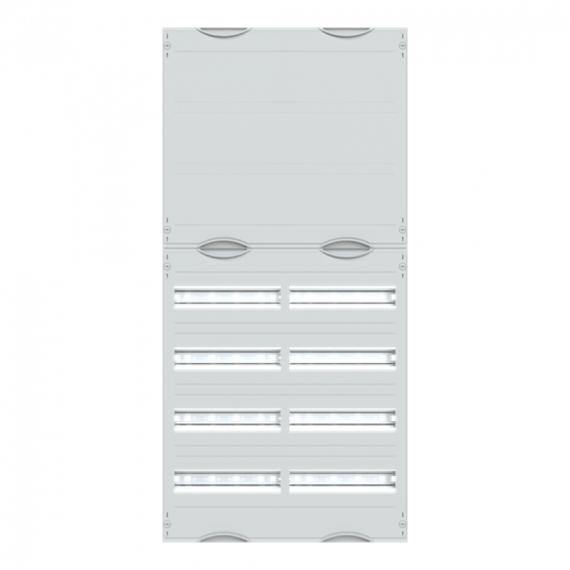 ABB STRIEBEL & JOHN 2V3KA Reiheneinbaugeräte-Modul, Reihenabstand 125mm, 7RE/BH3, 2FB Modul montiert auf EDF-Profil