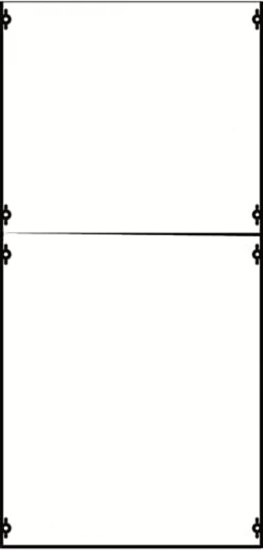 ABB STRIEBEL & JOHN 2B3A Berührschutz-Modul, 7RE/BH3, 2 FB, Modul montiert auf EDF-Profil