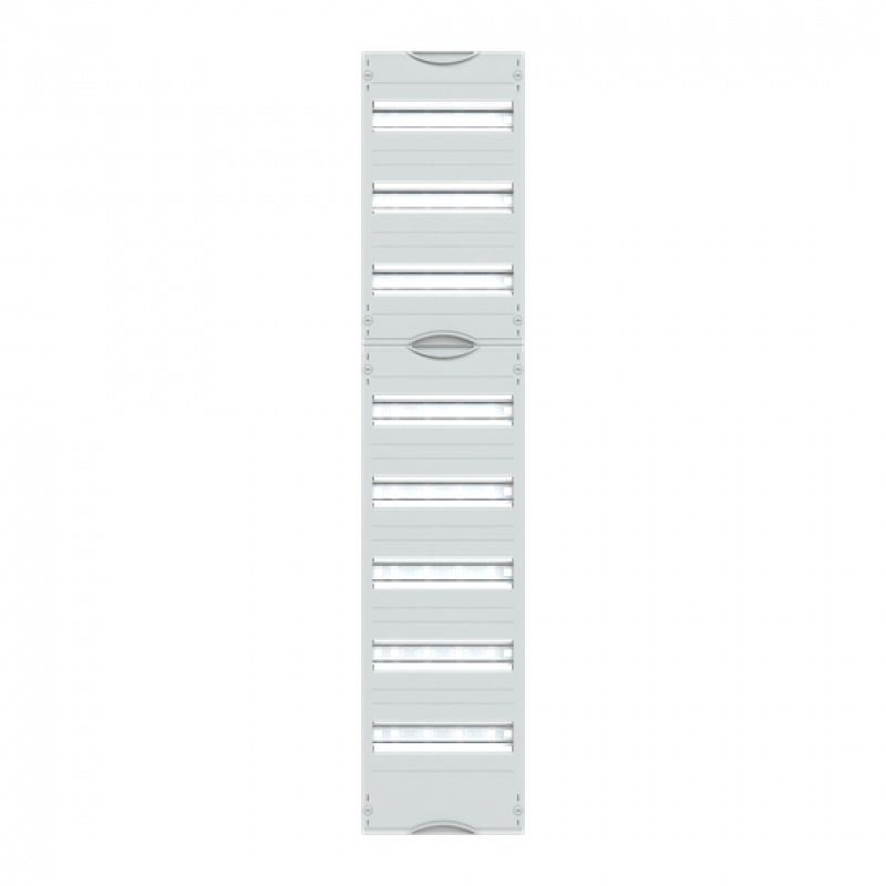 ABB STRIEBEL & JOHN 1V4A Reiheneinbaugeräte-Modul, Reihenabstand 125mm, 8RE/BH4, 1FB Modul montiert auf EDF-Profil