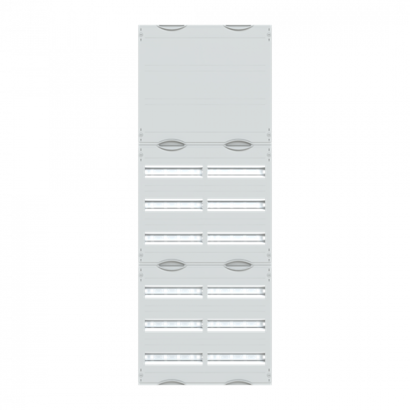 ABB STRIEBEL & JOHN 2V5KA Reiheneinbaugeräte-Modul, Reihenabstand 125mm, 9RE/BH5, 2FB Modul montiert auf EDF-Profil
