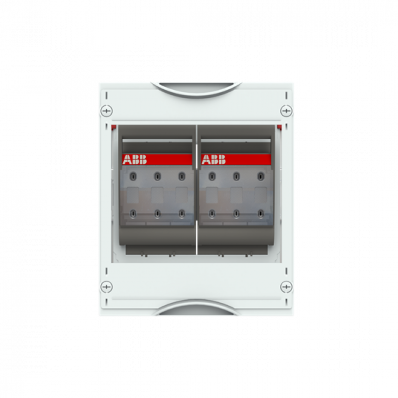 ABB STRIEBEL & JOHN MT136B Sicherungslasttrennschalter-Modul 2RE / BH000, 1FB, inkl. 2x NH00 Trenner CombiLine-Modul, montiert