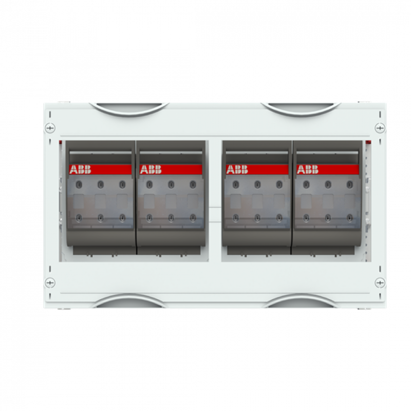 ABB STRIEBEL & JOHN MT236B Sicherungslasttrennschalter-Modul 2RE / BH000, 2FB, inkl. 4x NH00 Trenner CombiLine-Modul, montiert