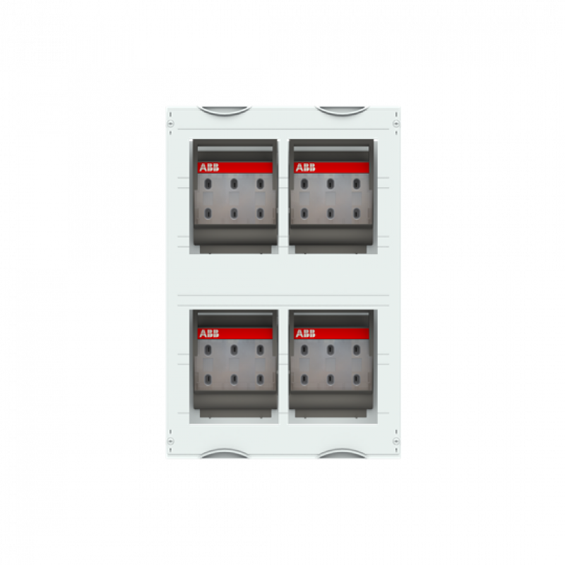 ABB STRIEBEL & JOHN MT243B Sicherungslasttrennschalter-Modul 5RE / BH1, 2FB, inkl. 4x NH1 Trenner CombiLine-Modul, montiert