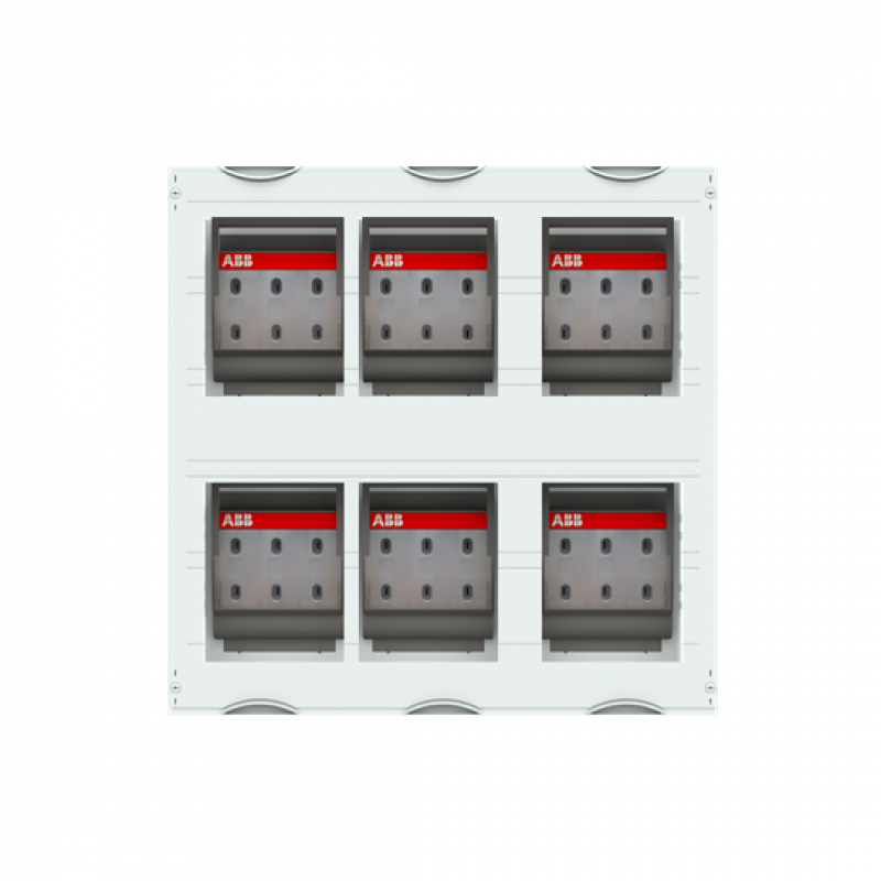 ABB STRIEBEL & JOHN MT343B Sicherungslasttrennschalter-Modul 5RE / BH1, 3FB, inkl. 6x NH1 Trenner CombiLine-Modul, montiert