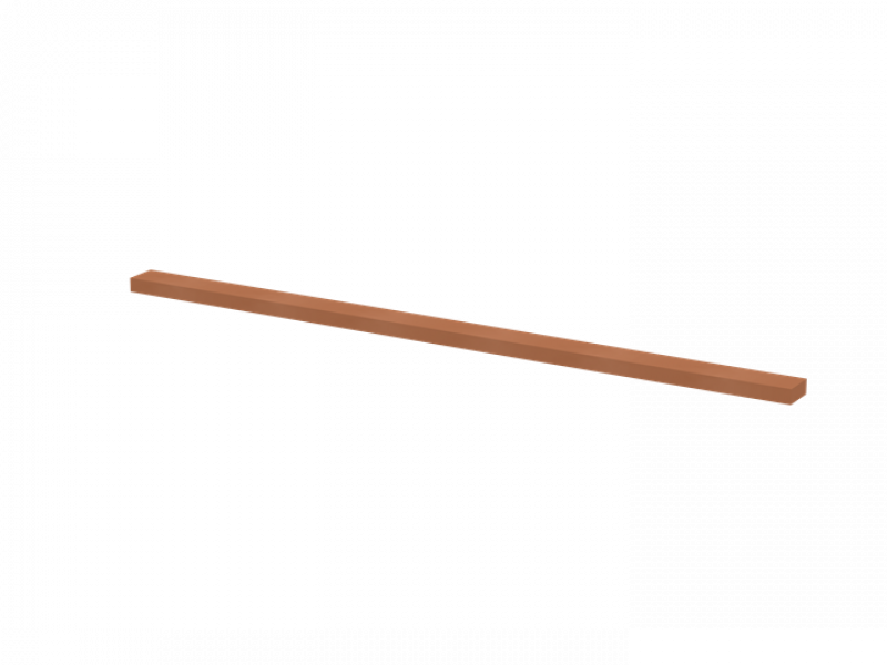 ABB STRIEBEL & JOHN ZXM1016 CU-Schiene 20x5 mm, L:996mm, Kupferschiene, montiert