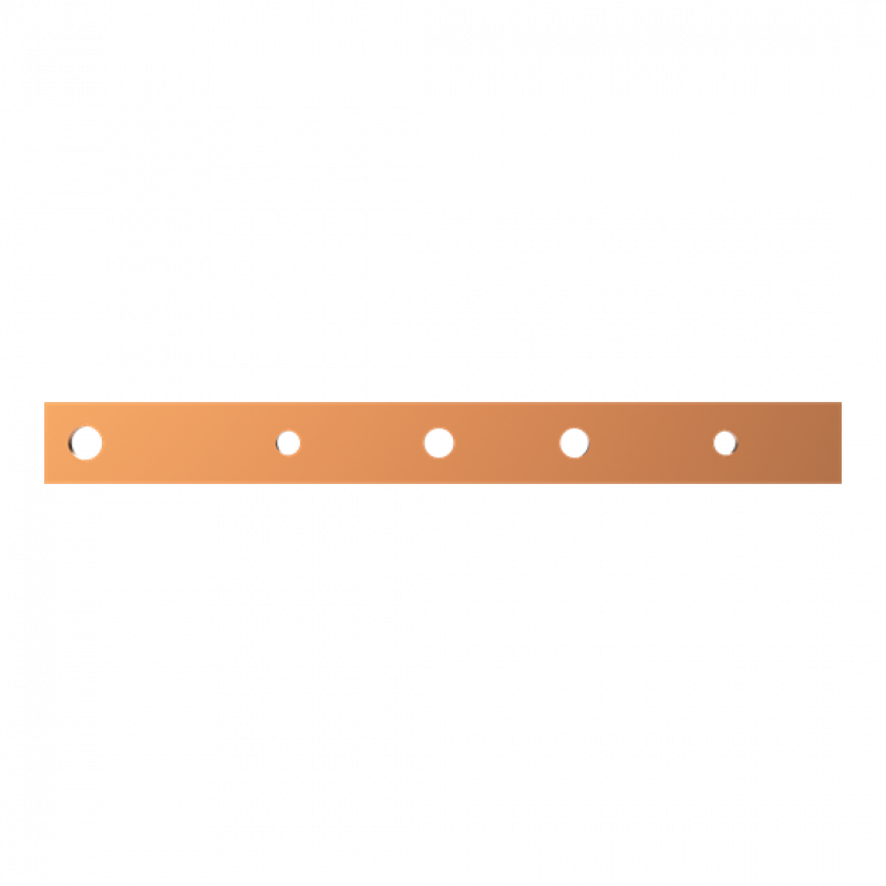 ABB STRIEBEL & JOHN ZXM1064 CU-Schiene 30x10 mm, L:298mm, Kupferschiene, montiert