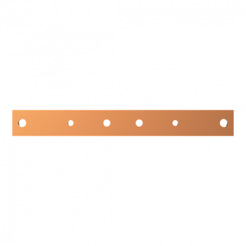 ABB STRIEBEL & JOHN ZXM1110 CU-Schiene 40x10 mm, L:350 mm, Kupferschiene, montiert