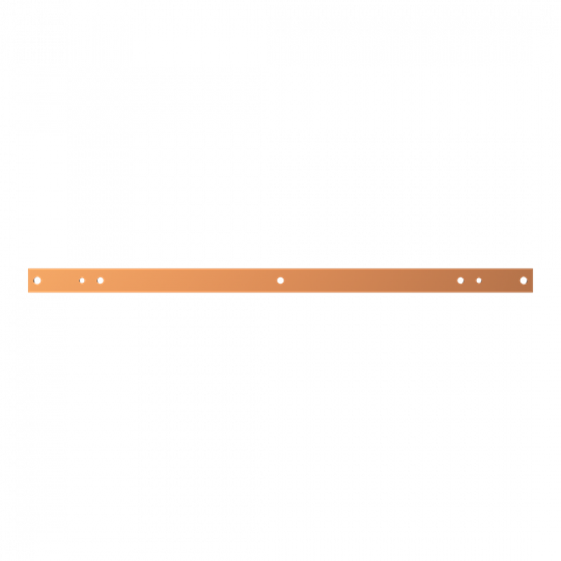 ABB STRIEBEL & JOHN ZXM1112 CU-Schiene 40x10 mm, L:850 mm, Kupferschiene, montiert