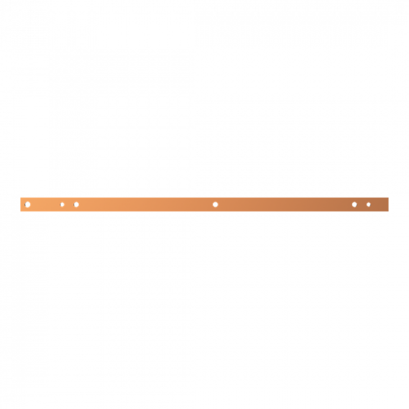 ABB STRIEBEL & JOHN ZX1066 CU-Schiene 30x10 mm, L:798mm, Kupferschiene, lose Lieferung
