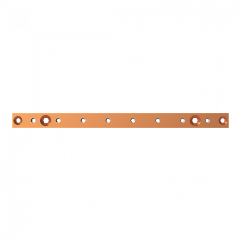 ABB STRIEBEL & JOHN ZX1211 CU-Schienen NH 2FB 30x10 für CombiLine M(B)D…52(B) Module