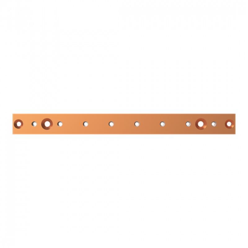 ABB STRIEBEL & JOHN ZX1214 CU-Schienen NH 2FB 40x10 für CombiLine M(B)D…52(B) Module