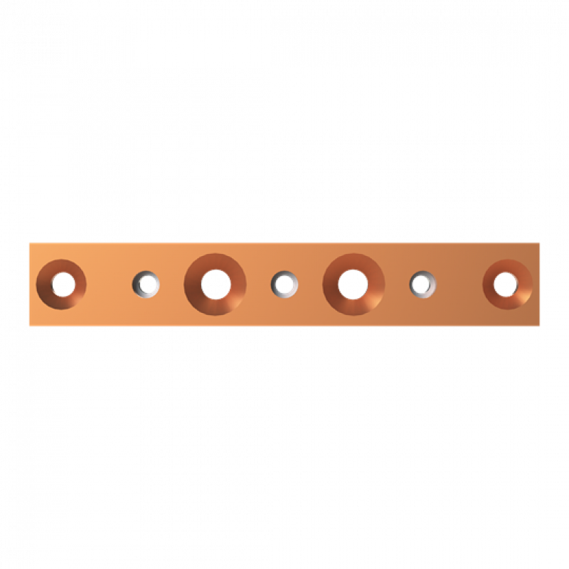 ABB STRIEBEL & JOHN ZXM1210 CU-Schienen 30x10 mm, L:184mm, Kupferschiene, montiert