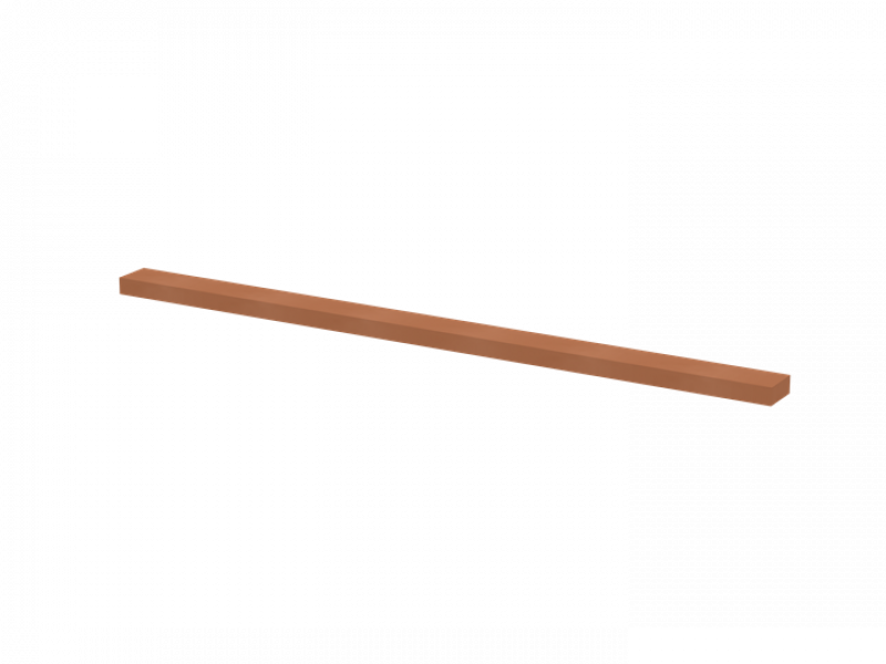 ABB STRIEBEL & JOHN ZXM2049 CU-Schiene 12x5 mm, L:954mm, Kupferschiene, montiert