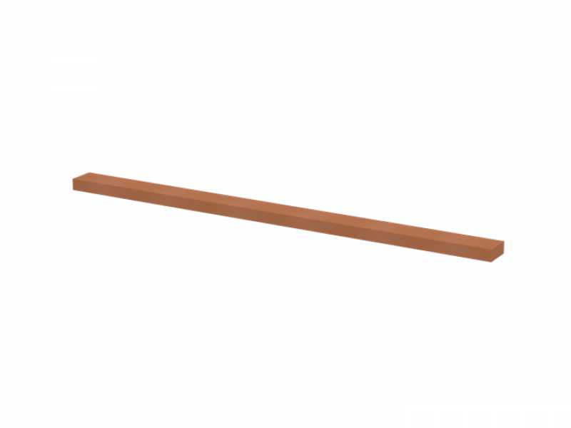 ABB STRIEBEL & JOHN ZXM2061 CU-Schiene 20x5 mm, L:945 mm, Kupferschiene, montiert