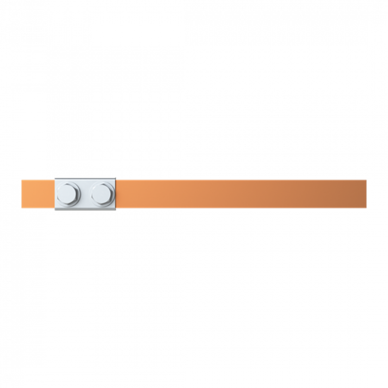 ABB STRIEBEL & JOHN ZX2230 CU-Schiene 20x5 mm, L: 200+43mm, Kupferschiene, lose Lieferung