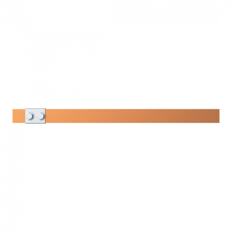 ABB STRIEBEL & JOHN ZX2255 CU-Schiene 30x10 mm, L: 399+43mm, Kupferschiene, lose Lieferung