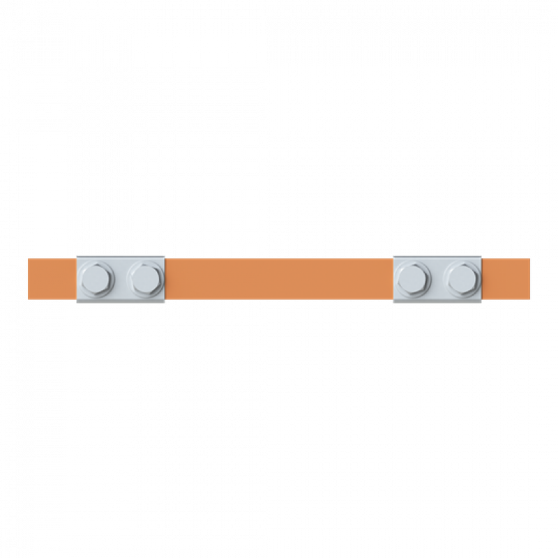 ABB STRIEBEL & JOHN ZX2330 CU-Schiene 20x5 mm, L: 43+154+43, Kupferschiene, lose Lieferung