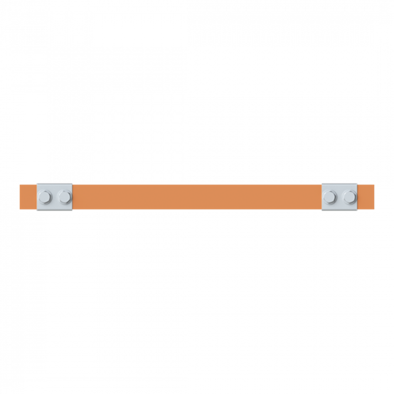 ABB STRIEBEL & JOHN ZX2337 CU-Schiene 30x5 mm, L: 43+345+43, Kupferschiene, lose Lieferung