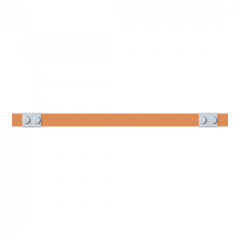 ABB STRIEBEL & JOHN ZX2343 CU-Schiene 30x5 mm, L: 43+404+43, Kupferschiene, lose Lieferung