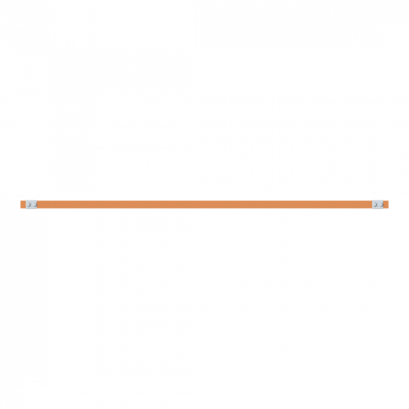 ABB STRIEBEL & JOHN ZX2353 CU-Schiene 30x10 mm, L: 43+1345+43, Kupferschiene, lose Lieferung