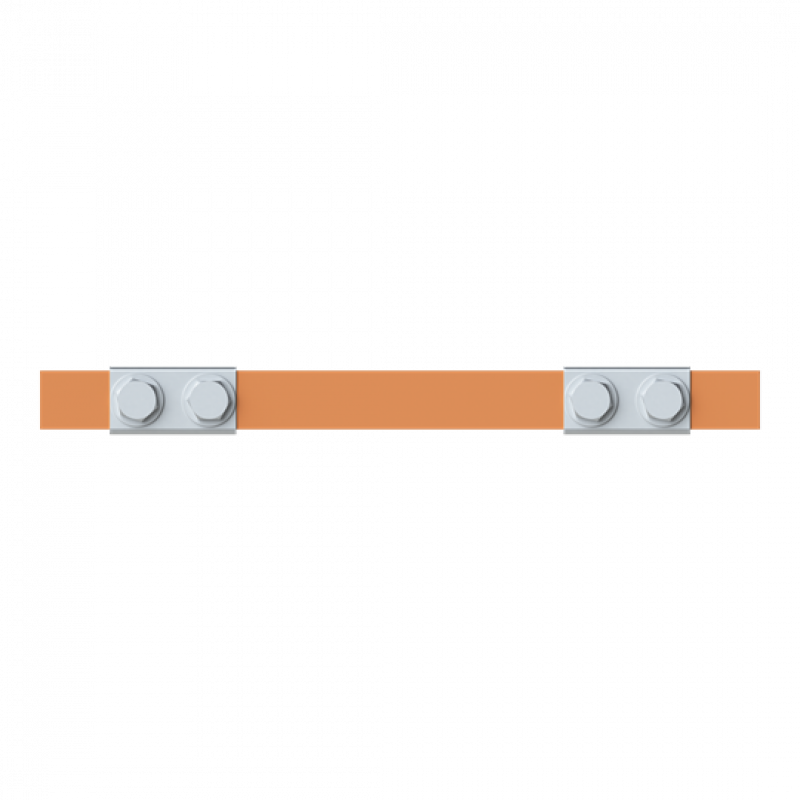 ABB STRIEBEL & JOHN ZXM2330 CU-Schiene 20x5 mm, L: 43+154+43, Kupferschiene, montiert