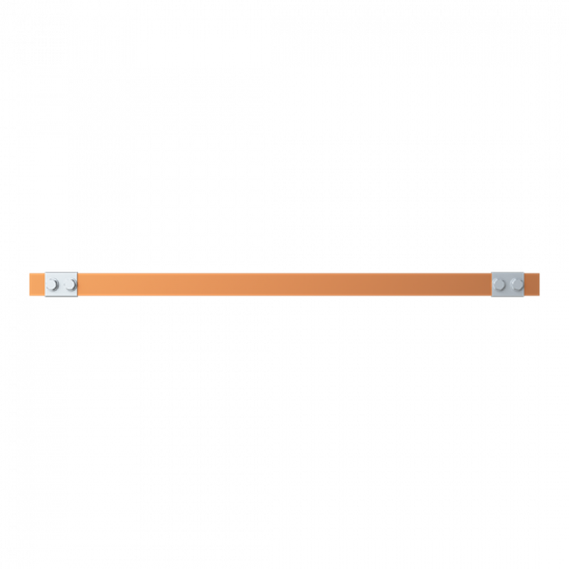 ABB STRIEBEL & JOHN ZXM2338 CU-Schiene 30x5 mm, L: 43+595+43, Kupferschiene, montiert