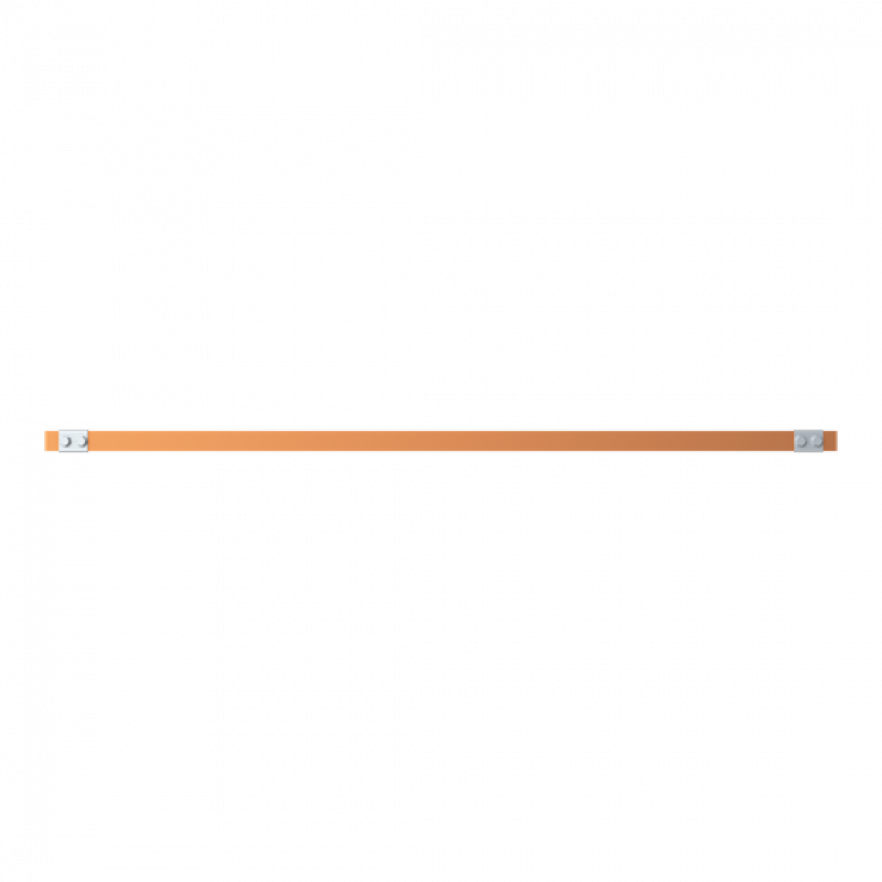 ABB STRIEBEL & JOHN ZXM2340 CU-Schiene 30x5 mm, L: 43+1095+43, Kupferschiene, montiert