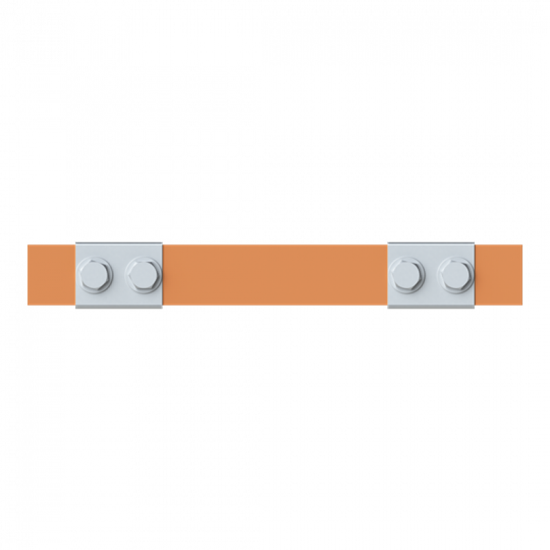 ABB STRIEBEL & JOHN ZXM2342 CU-Schiene 30x5 mm, L: 43+154+43, Kupferschiene, montiert