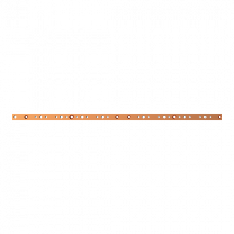 ABB STRIEBEL & JOHN ZX2523 CU-Schiene 30x10 mm, L:1024mm, Kupferschiene, lose Lieferung