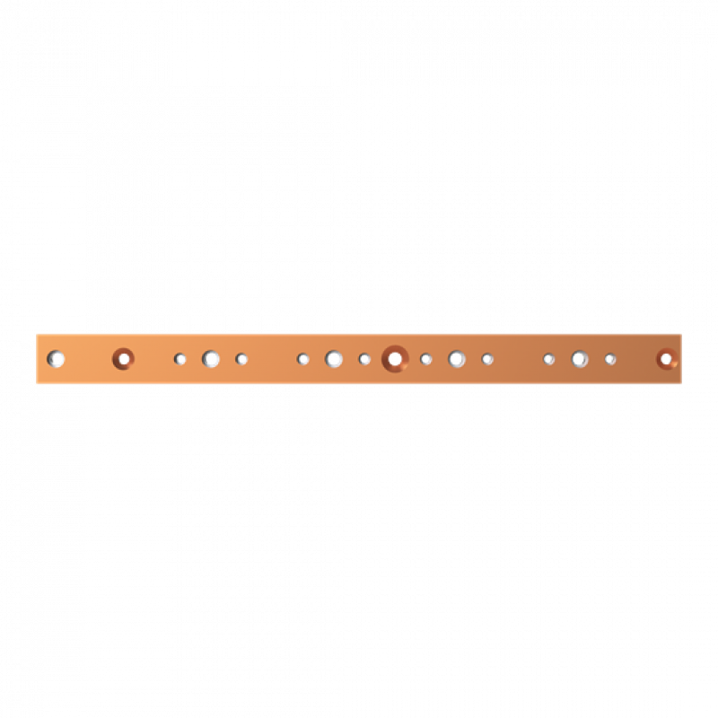 ABB STRIEBEL & JOHN ZX2526 CU-Schiene 40x10 mm, L:524mm, Kupferschiene, lose Lieferung