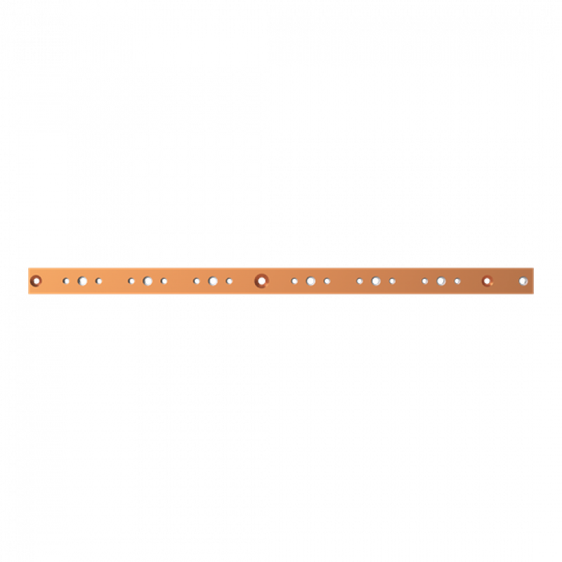 ABB STRIEBEL & JOHN ZX2527 CU-Schiene 40x10 mm, L:774mm, Kupferschiene, lose Lieferung