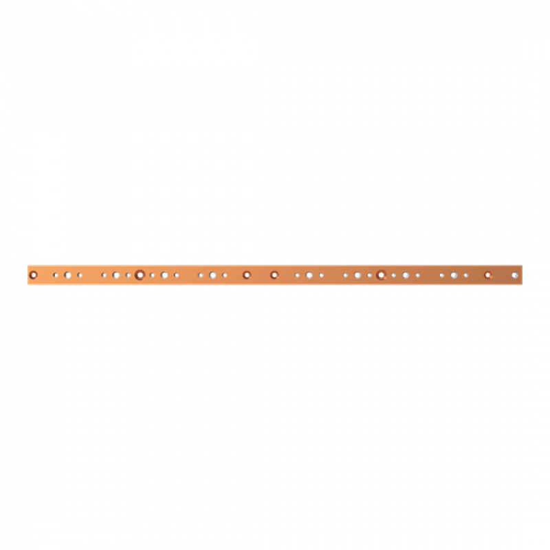 ABB STRIEBEL & JOHN ZX2528 CU-Schiene 40x10 mm, L:1024mm, Kupferschiene, lose Lieferung