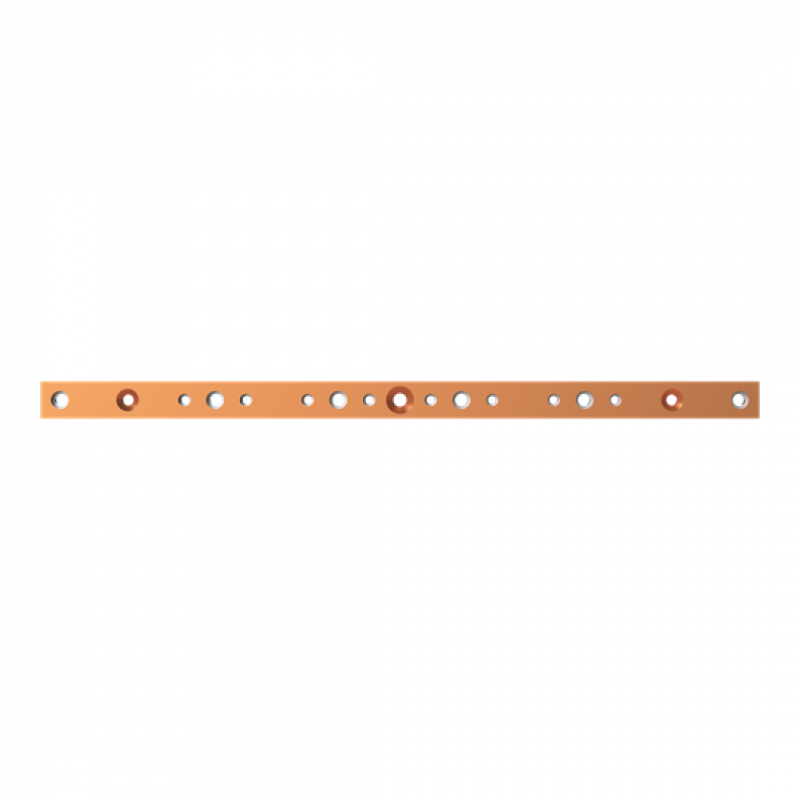 ABB STRIEBEL & JOHN ZX2531 CU-Schiene 30x10 mm, L:583mm, Kupferschiene, lose Lieferung