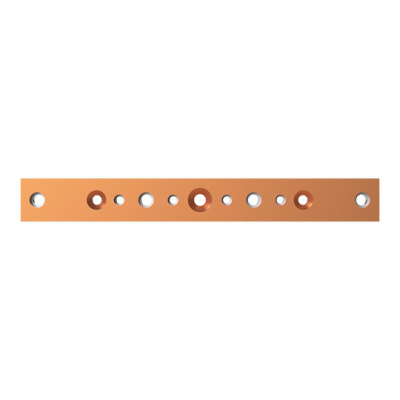 ABB STRIEBEL & JOHN ZX2535 CU-Schiene 40x10 mm, L:333mm, Kupferschiene, lose Lieferung