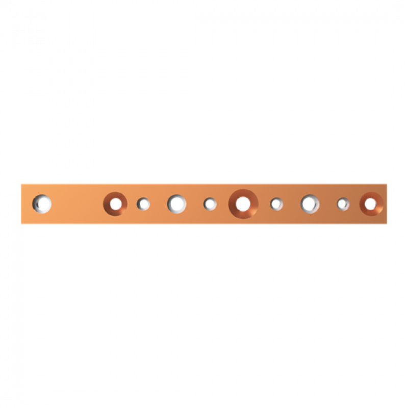 ABB STRIEBEL & JOHN ZXM2520 CU-Schiene 30x10 mm, L:274mm, Kupferschiene, montiert