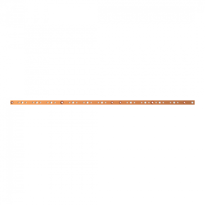 ABB STRIEBEL & JOHN ZXM2524 CU-Schiene 30x10 mm, L:1274mm, Kupferschiene, montiert