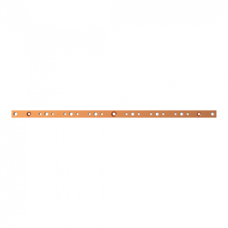 ABB STRIEBEL & JOHN ZXM2532 CU-Schiene 30x10 mm, L:833mm, Kupferschiene, montiert