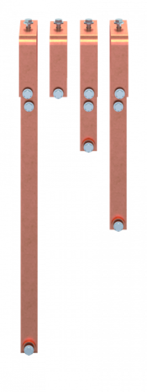 ABB STRIEBEL & JOHN ZX2615 CU-Schiene 40x10 mm, VBS für XT6 3P, N unten, Kupferschiene, lose Lieferung