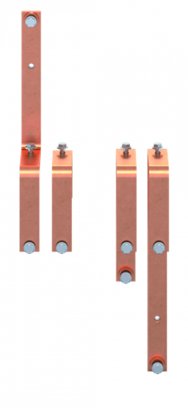 ABB STRIEBEL & JOHN ZX2620 CU-Schiene 40x10 mm, VBS für OT800 3P, N oben, Kupferschiene, lose Lieferung