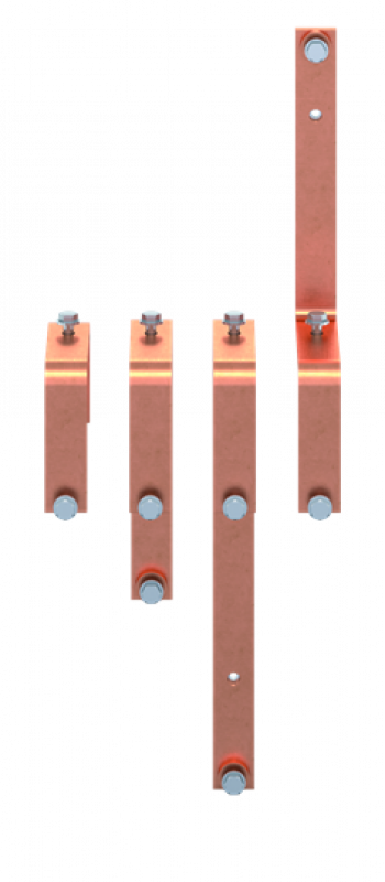 ABB STRIEBEL & JOHN ZX2623 CU-Schiene 40x10 mm, VBS für OT1000 3P, N oben, Kupferschiene, lose Lieferung
