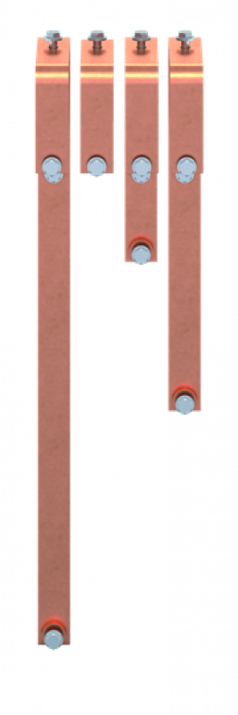 ABB STRIEBEL & JOHN ZXM2612 CU-Schiene 40x10 mm, VBS für XT5 3P, N unten Kupferschiene, im Schrank montiert