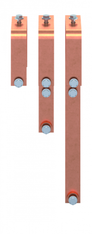 ABB STRIEBEL & JOHN ZXM2613 CU-Schiene 40x10 mm, VBS für XT6 3P, Kupferschiene, im Schrank montiert