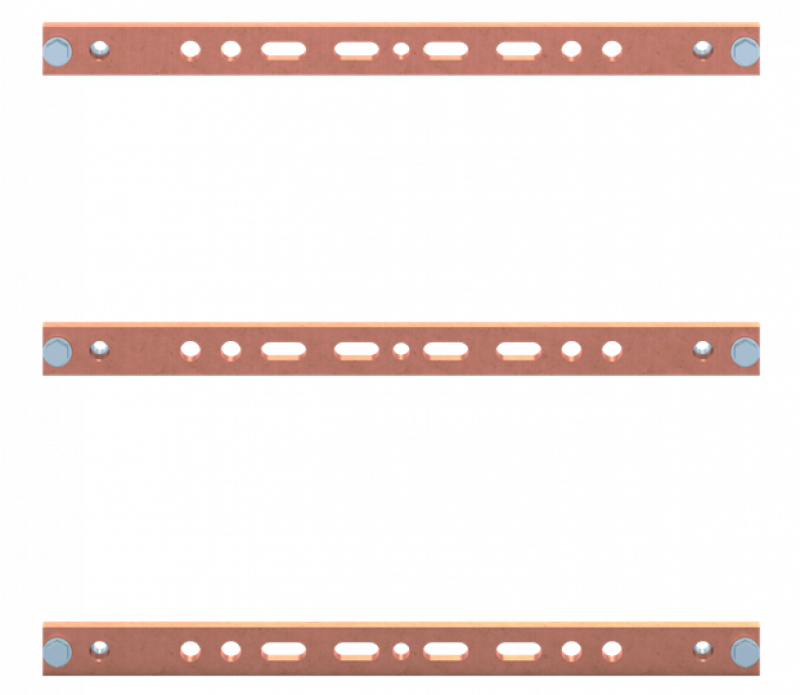 ABB STRIEBEL & JOHN ZXM2690 CU-Schiene 30x10, 2FB, 3P HSS System, 3 Schienen, für CombiLine-X Kupferschiene, im Schrank montiert