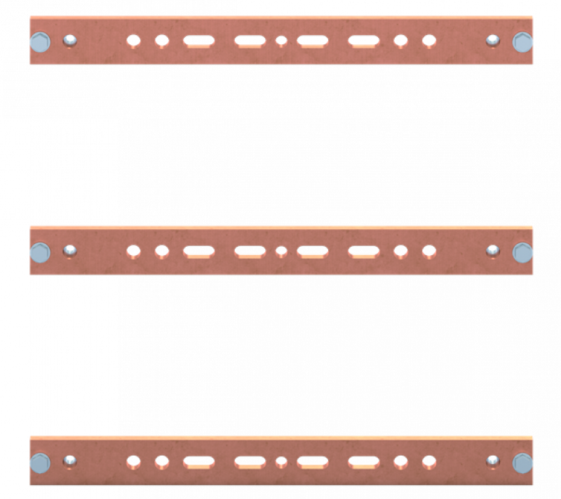 ABB STRIEBEL & JOHN ZXM2691 CU-Schiene 40x10, 2FB, 3P HSS System, 3 Schienen, für CombiLine-X Kupferschiene, im Schrank montiert