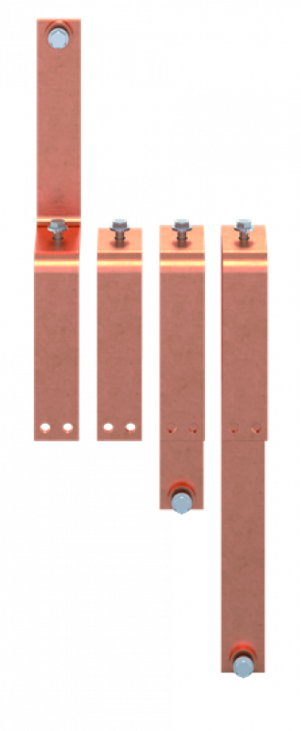 ABB STRIEBEL & JOHN ZXM2632 CU-Schiene 50x10 mm, VBS für XT7 3P, N oben, Kupferschiene, im Schrank montiert