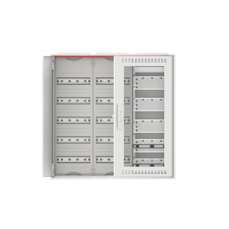 ABB STRIEBEL & JOHN CA35VMW Kleinverteiler Aufputz, 3FB, 5-reihig, WiFi-Tür mit Kunststoffeinsatz
