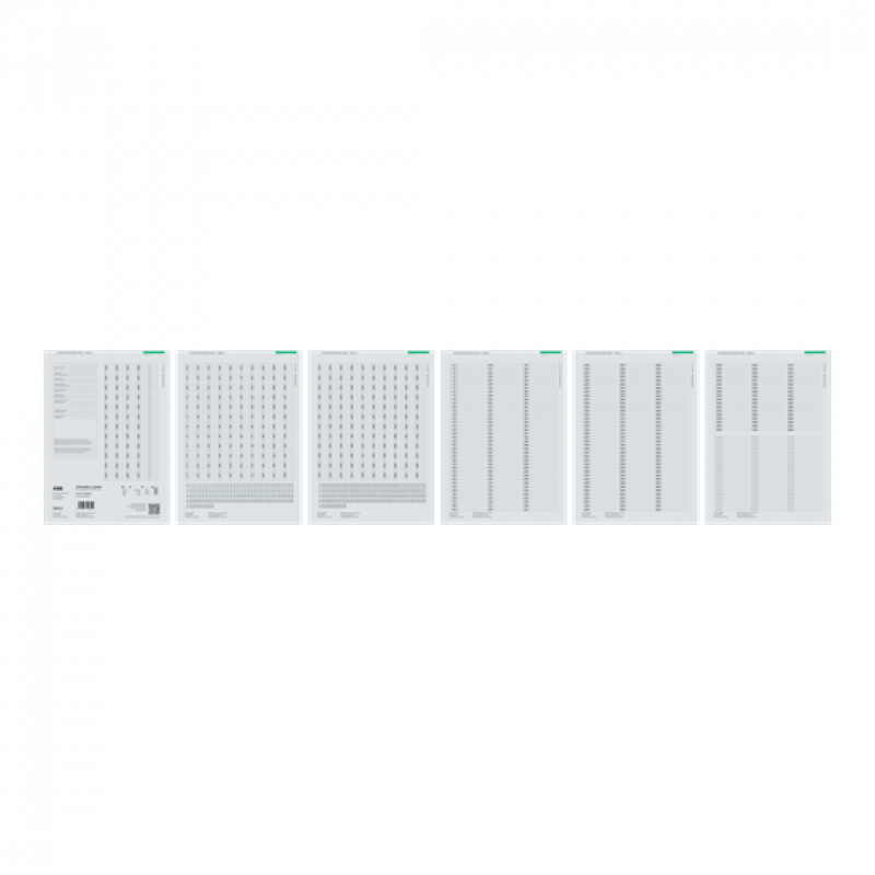 ABB STRIEBEL & JOHN ZBC2 Beschriftungssystem, Zubehör ComfortLine Compact UP