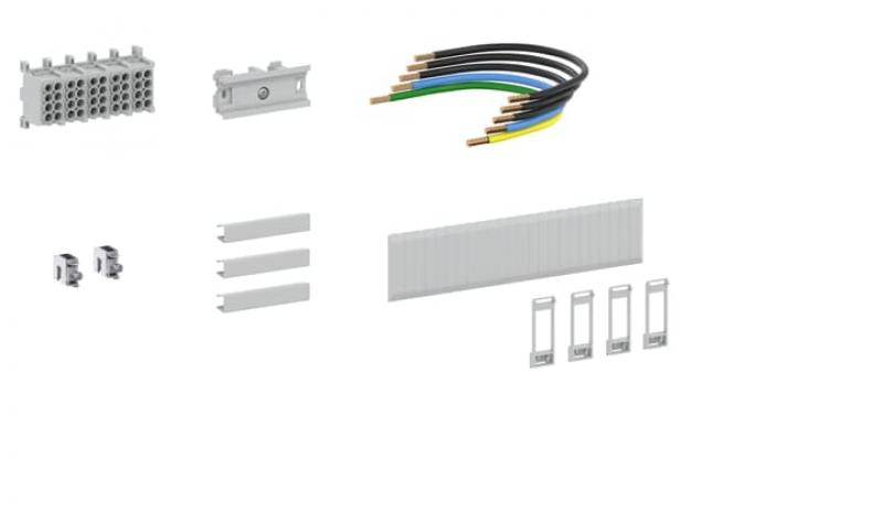 ABB STRIEBEL & JOHN ZAZ10S2 Ausrüstsatz, 5-polig 10 mm², 2x Sammelschienensystem